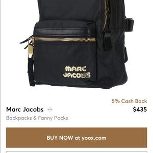 marc jacob backpack